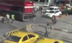 تصادف مرگبار دوچرخه‌سوار با قطار + فیلم