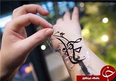 کنترل تلفن‌همراه با برچسب‌ پوستی