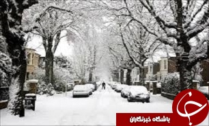 بارش برف و قطع برق روستاهای لاریجان
