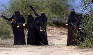 زنان غزه آموزش نظامی می‌بینند