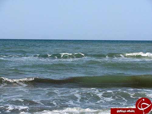 سقوط  یک شی به دریا در سواحل بابلسر