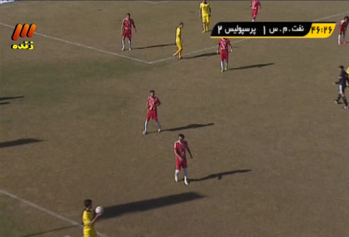 تا دقیقه 60 ؛ نفت مسجد سلیمان 1 - پرسپولیس 2/ تا دقیقه 20 ؛ گسترش فولاد 1 - فولاد 0