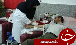 اهدای خون در ایام نوروز در سازمان انتقال خون استان