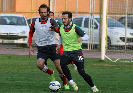 تمرین پرسپولیس به روایت تصویر