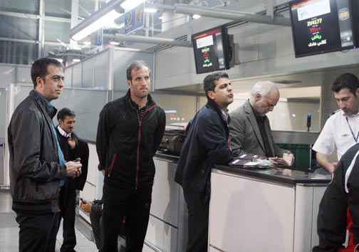 گزارش تصویری کاروان پرسپولیس در فرودگاه امام &laquo;ره&raquo;