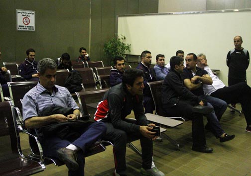 گزارش تصویری کاروان پرسپولیس در فرودگاه ریاض