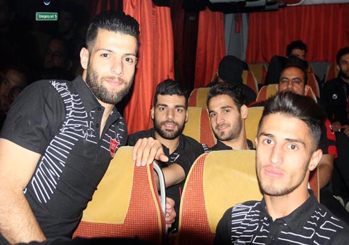 گزارش تصویری کاروان پرسپولیس در فرودگاه ریاض