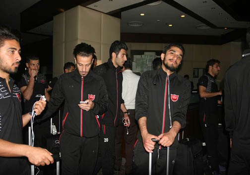 گزارش تصویری کاروان پرسپولیس در فرودگاه ریاض