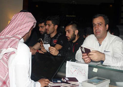 گزارش تصویری کاروان پرسپولیس در فرودگاه ریاض