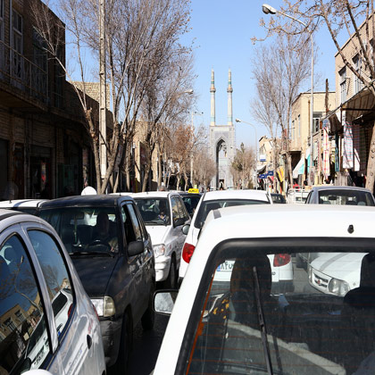 محدودیت تردد در خیابان مسجد جامع یزد