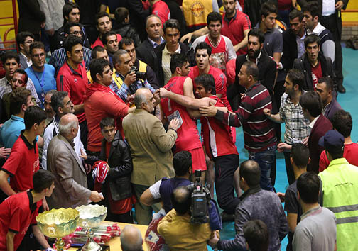 گزارش تصویری حواشی دیدار والیبال پیکان و شهرداری