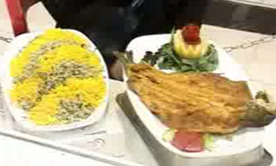رسم زیبای سبزی پلو با ماهی شب عید + فیلم
