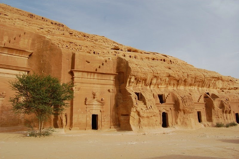 قصر تاریخی در مدائن عربستان سعودی + تصاویر