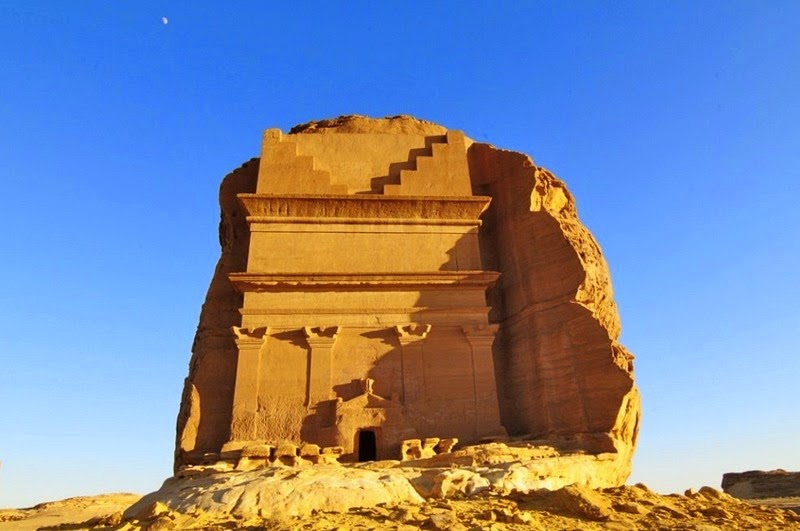 قصر تاریخی در مدائن عربستان سعودی + تصاویر
