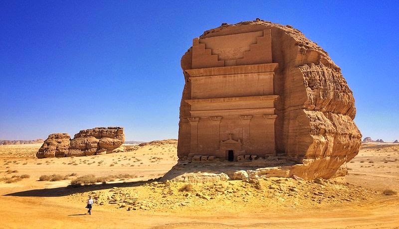 قصر تاریخی در مدائن عربستان سعودی + تصاویر