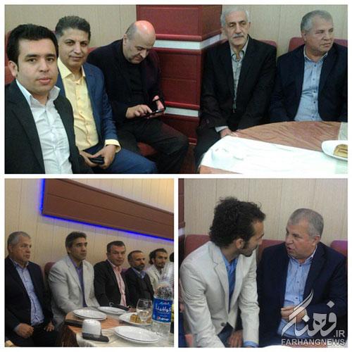 عکس/ پرسپولیسی&zwnj;ها در مراسم عروسی