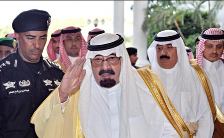 پادشاه عربستان در مجلس ختم +تصاویر