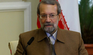 کنفرانس خبری لاریجانی با رئیس مجلس سنگاپور
