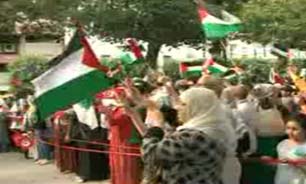 مردم تونس در حمايت از آرمان فلسطين تظاهرات کردند + فیلم