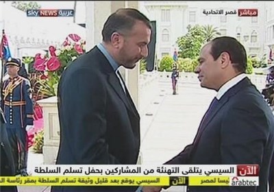 در سخنان السیسی احساسات خالصانه نسبت به ایران حس کردم/ برخی طرف‌ها می‌خواهند به روابط ایران ـ‌ مصر ضربه بزنند