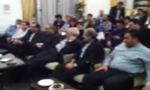 تیم هسته‌ای تماشاگر بازی تیم ملی + فیلم
