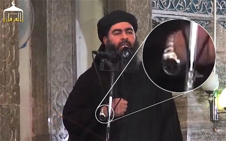 اعلام خلافت با ساعت سوییسی فاخر!+عکس