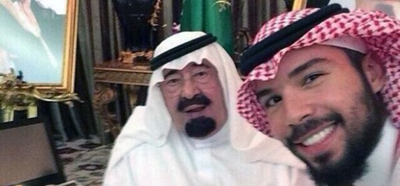 عکس سلفی پادشاه دم مرگ در عربستان سعودی !