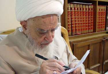 تسلیت آیت الله صافی گلپایگانی به مناسبت ارتحال آیت الله حاج سید جواد حیدری