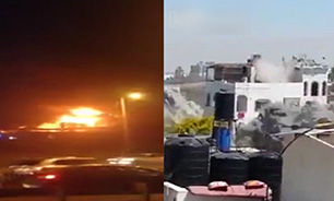 ناله‌های غزه زیر موشک باران وحشیانه صهیونیست‌ها / پاسخ دندان شکن حماس به حملات جلادان اسرائیلی + فیلم