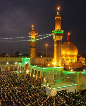 ساخت نیم ضریح خیمه‌گاه حضرت امام سجاد(ع) در کربلا