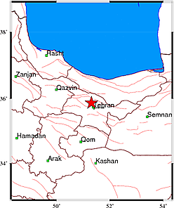 زلزله تهران را لرزاند ‌+ جزئیات