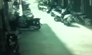 لحظه وقوع انفجار ناشی از نشت گاز در تایوان + فیلم