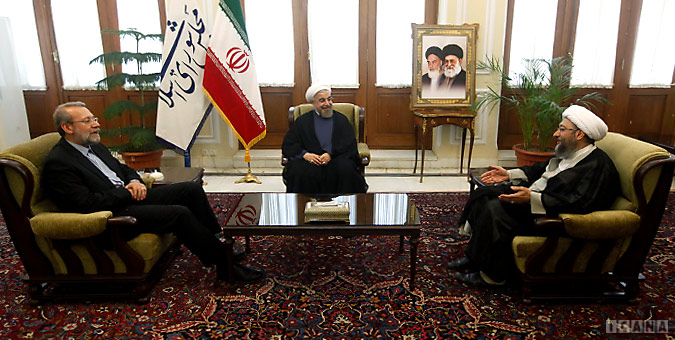 نشست مشترک سران قوا در مجلس شورای اسلامی آغاز شد