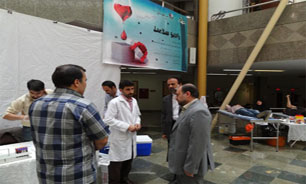 کارکنان رسانه ملی خون خود را اهدا کردند