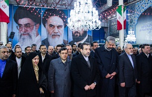 حضور وزیر امور خارجه و روسای نمایندگی های جمهوری اسلامی در حرم مطهر امام راحل