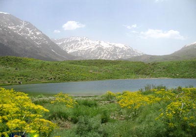 طبیعت دنا با چشمه های آب معدنی + تصاویر