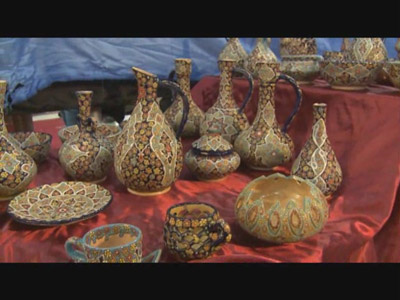 گشایش نمایشگاه ملزومات اقوام و سوغات ایرانی در خراسان جنوبی