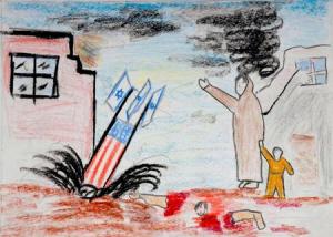 ابراز همدردی کودکان شیرازی با کودکان بیگناه فلسطین