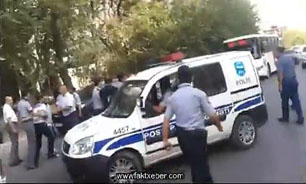 تظاهرات روز قدس در باکو با دخالت پليس به خشونت کشيده شد