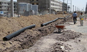 شروع عملیات احداث شبکه فاضلاب محله امامزاده قاسم