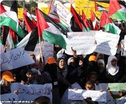 تجمع اعتراض آمیز دانش آموزان مشهدی به کشتار کودکان در فلسطین اشغالی