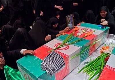 پیکرهای مطهر دو شهید گمنام در جویبار تشییع شد