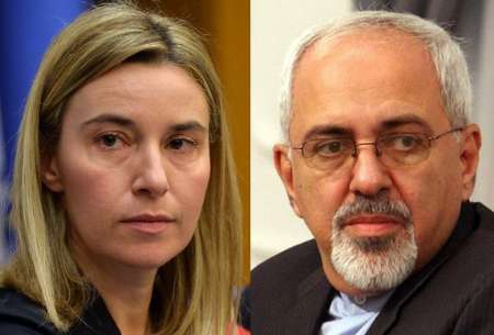 اولین دیدار ظریف با  مسئول جدید سیاست خارجی اتحادیه اروپا
