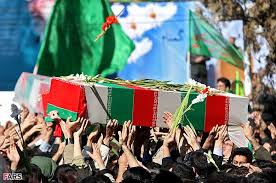 تشییع پیکر شهید محسن باقری درشهرستان زاهدان