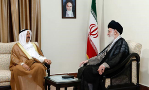 امیر کویت و دیگر مقامات این کشور برای رهبر معظم انقلاب آرزوی سلامتی کردند