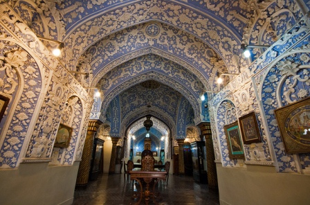 اوج هنرهای ایران در حوض خانه باغ نگارستان تهران + تصاویر