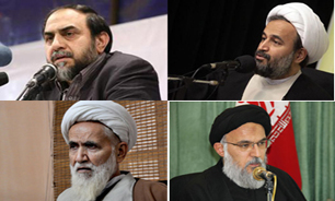 سخنرانی آیت الله حائری شیرازی، حجت الاسلام پناهیان و میرباقری و پورازغدی در جشنواره مقاومت