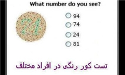مصرف الکل و سیگار عامل ابتلا به کوررنگی پیش رونده/کوررنگی درمان ندارد