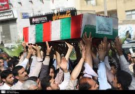 تشییع پیکر مطهر یک شهید گمنام در سمنان