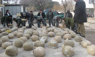 7 تن مواد مخدر در قندهار "افغانستان" کشف و ضبط شد